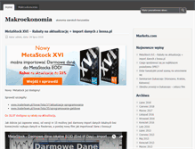 Tablet Screenshot of makroekonomia.traderteam.pl